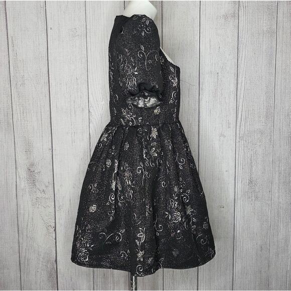 Dolls Kill Widow Night Music Brocade Babydoll Dress Black Goth Fairy Sz Medium - Picture 2 of 4